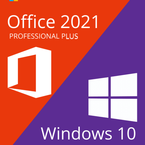 Windows 10 Pro + Office 2021 Pro Plus (Lifetime)