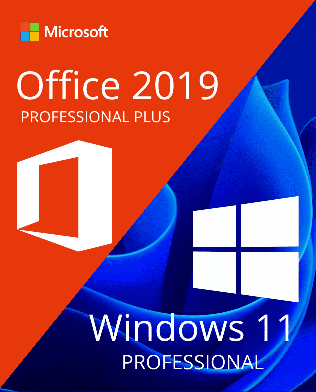 Windows 11 Pro + Office 2019 Pro Plus (Lifetime)